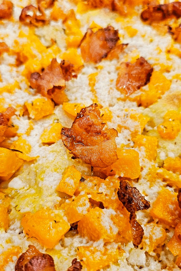 Pizza zucca e pancetta